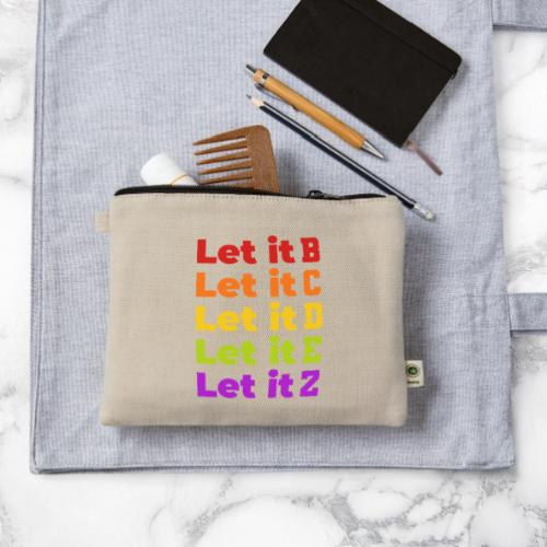 Let It Be Alphabetical - Hemp Carry All Pouch