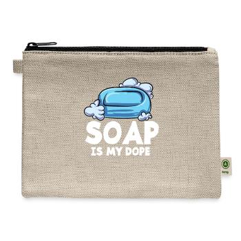 Soap Hygiene Washing Soap Making Foam Cleaning - Hemp Carry All Pouch - natural - Front