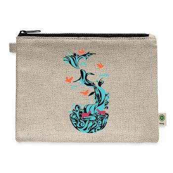 Water of life - Hemp Carry All Pouch - natural - Front