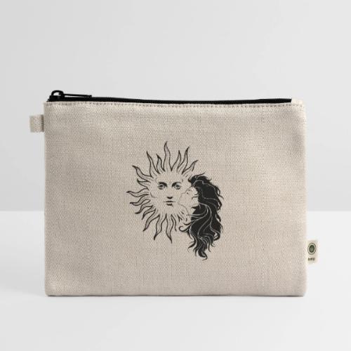 Mystical Girl & Sun - Hemp Carry All Pouch