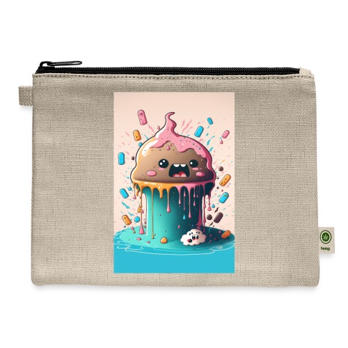 Cake Caricature - January 1st Dessert Psychedelics - Hemp Carry All Pouch