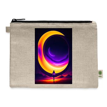 ai generated image - Hemp Carry All Pouch - natural - Front