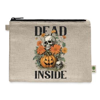Dead Inside - Hemp Carry All Pouch - natural - Front