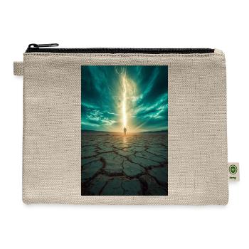 Chosen by the Light - Hemp Carry All Pouch - natural - Front