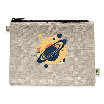 Cosmic Serenity - Hemp Carry All Pouch - natural - Front
