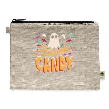 Candy Halloween - Hemp Carry All Pouch - natural - Front