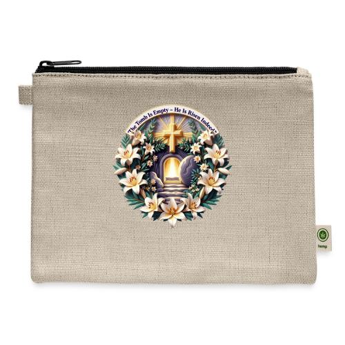 Easter The Tomb Is Empty T Shirt, Christian Gift - Hemp Carry All Pouch
