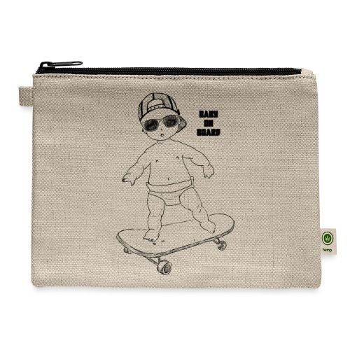 Get on Board - Hemp Carry All Pouch