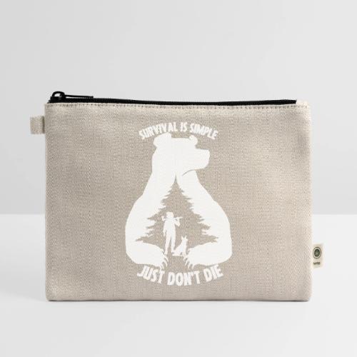 Survival is Simple Just Don't Die 2023 - Hemp Carry All Pouch