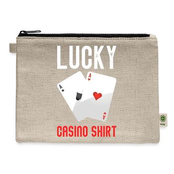 Lucky Casino - Hemp Carry All Pouch - natural - Front