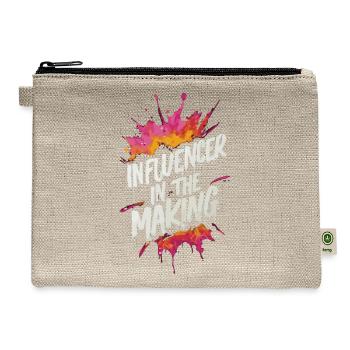 Influencer in the making - Hemp Carry All Pouch - natural - Front