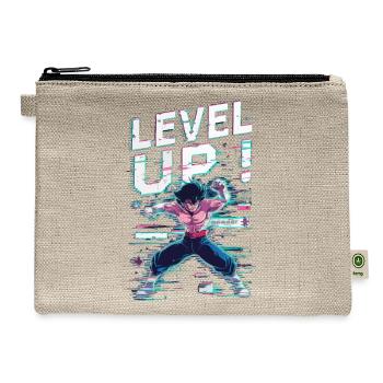 Level Up! - Hemp Carry All Pouch - natural - Front