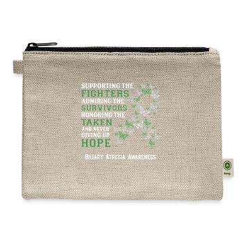 bary wrior support - Hemp Carry All Pouch - natural - Front