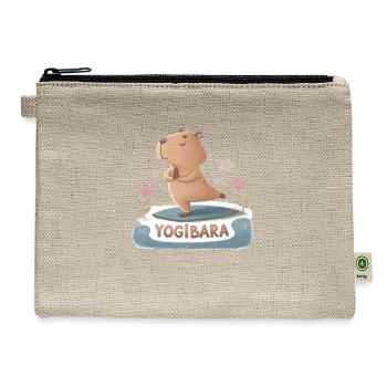 Capybara Yogi - Hemp Carry All Pouch - natural - Front
