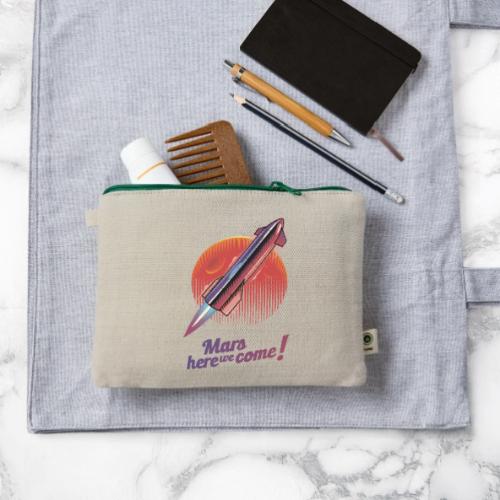 Mars Here We Come - Light - Hemp Carry All Pouch