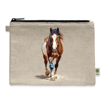 Horse - Hemp Carry All Pouch - natural - Front