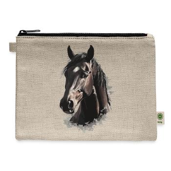 Horse - Hemp Carry All Pouch - natural - Front