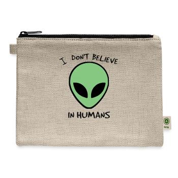 Alien Shirt - Hemp Carry All Pouch - natural - Front