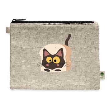 Cat Bread - Hemp Carry All Pouch - natural - Front