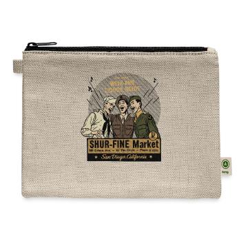 Vintage San Diego Liquor Store - Hemp Carry All Pouch - natural - Front