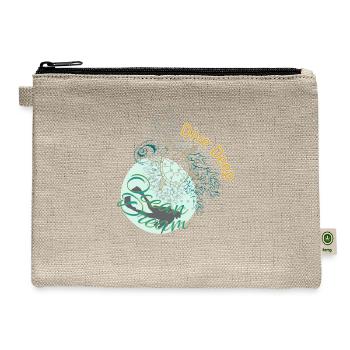 Ocean Dream Diver Coral Sanctuary - Hemp Carry All Pouch - natural - Front