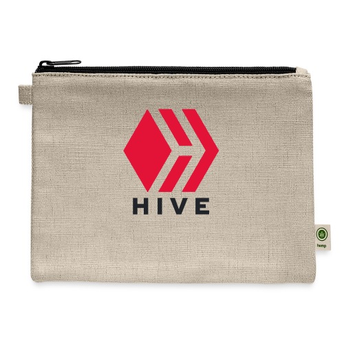 Hive Text - Hemp Carry All Pouch