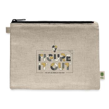 Figure It Out - The Art of Problem Solving - Hemp Carry All Pouch - natural - Front