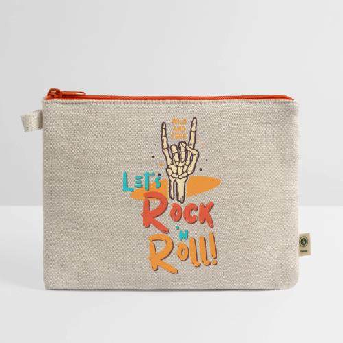 Let's Rock and Roll - Hemp Carry All Pouch