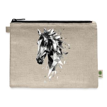 Horse - Hemp Carry All Pouch - natural - Front