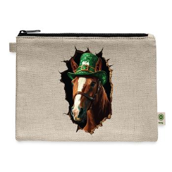 Horse - Hemp Carry All Pouch - natural - Front