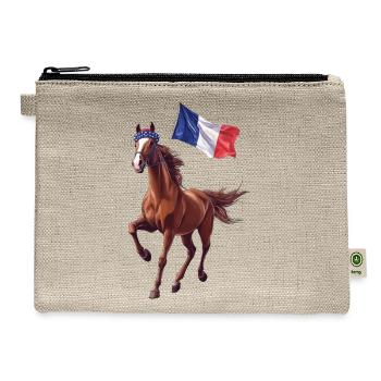 Horse - Hemp Carry All Pouch - natural - Front