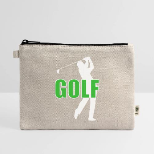 Golf: Classic Golf Motion - Hemp Carry All Pouch
