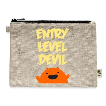 Entry Level Devil - Hemp Carry All Pouch - natural - Front