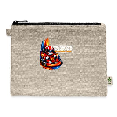 Carcadelogoracer1 - Hemp Carry All Pouch