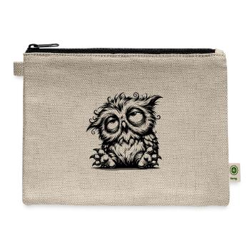 Owl Dark Circles? My Natural Accessories - Hemp Carry All Pouch - natural - Front