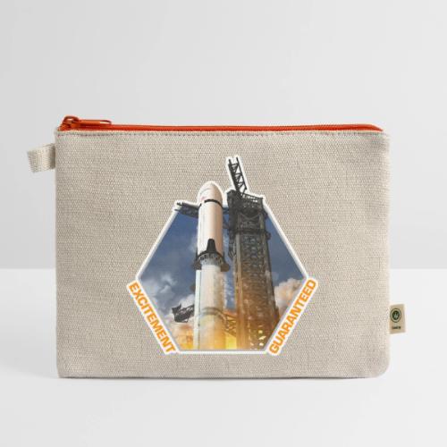 Starship HLS - Excitement Guaranteed - Hemp Carry All Pouch