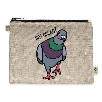 Got bread - Hemp Carry All Pouch - natural - Front