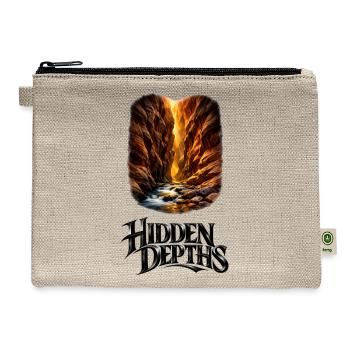 Hidden Depths Canyon Glow - Hemp Carry All Pouch - natural - Front