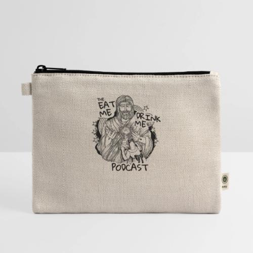Eat Me Drink Me Podcast revamped logo - Hemp Carry All Pouch
