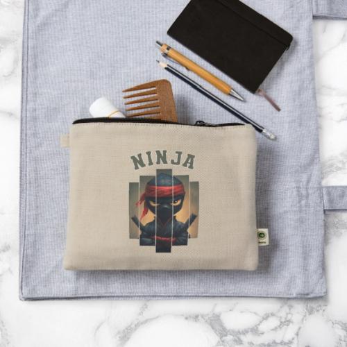 Cartoon Ninja Vibes - Hemp Carry All Pouch