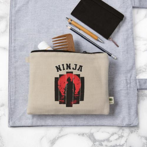 Ninja in the Shadows - Hemp Carry All Pouch