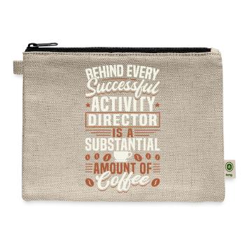 Activity Director Appreciation - Hemp Carry All Pouch - natural - Front