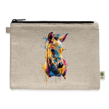 Horse - Hemp Carry All Pouch - natural - Front