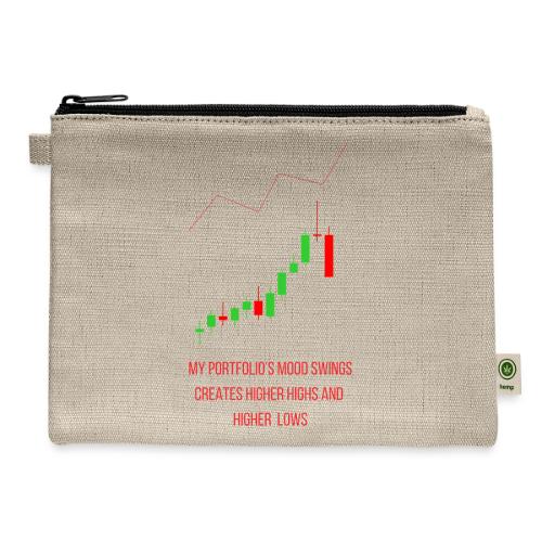 Technical Analysis Trading T-Shirt| Sarcastic - Hemp Carry All Pouch