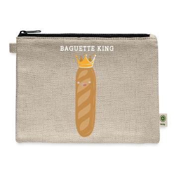 French Bread Baguette - Hemp Carry All Pouch - natural - Front