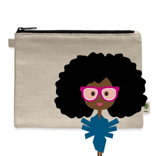 Playful and Fun Loving Gal - Hemp Carry All Pouch
