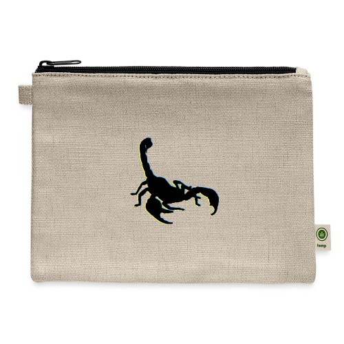 LVG Black Scorpion Collection - Hemp Carry All Pouch