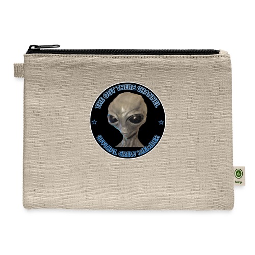 MrGreyTransBigger1 Front Only - Hemp Carry All Pouch
