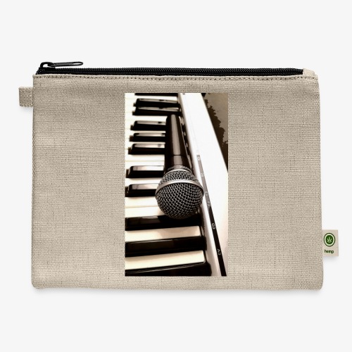 Mic and keys - Hemp Carry All Pouch