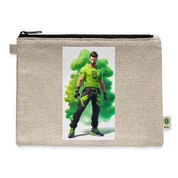 Creating a design for a t-shirt with an Xbox logo - Hemp Carry All Pouch - natural - Front